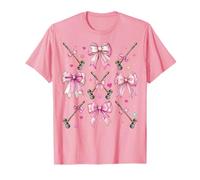 Boule de Croquet Maillet Fille Coquette Noeud Rose Maman T-Shirt