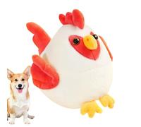 Boule de de Chien, Bille de Chien Interactive Plance, Bounce Ball Cartoon Poulet Plux Toys, Squeaker Rechargeable, bouger Les Jouets de Chien issant interactifs pour Chiot Petit Chats Moyens