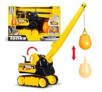 Boule de démolition Tonka en acier, Fabrication durable en acier véritable, Jeu de démolition jaune avec une action réaliste, Pour les garçons et les filles de plus de 3 ans, Parfait pour les enfants