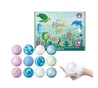 Boule de douche,Accessoires de spa hydratants et nourrissants - Ensemble de 12 boules de bain bio pour - Pour Les Jeunes Filles Garçons Maison Crèche Garderie Hôtel et Fête Anniversaire!