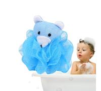 Boule de douche de bain pour - éponge de lavage pour le corps de dessin animé, gommage doux pour | outil de nettoyage de la peau sans danger pour les , éponge de bain colorée