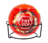 Boule de feu- Extincteur ABC- Extincteur voiture- Accessoires de pompiers- Extincteur 0,5 kg- Petit extincteur 13x13x13 cm avec support pour extincteur- Temps de réaction automatique de 3 à 5 secondes