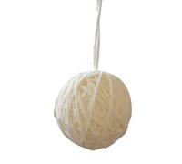 Boule De Fil Laine Noël À Suspendre pour Arbre Décorations Personnalisées Fête Pays des Merveilles d'hiver Ornements D'intérieur Vacances Pendentif pour Décoration Et