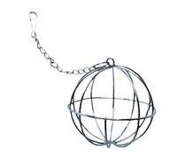 Boule de foin - Grille d' en acier inoxydable de 8 cm, jouet suspendu pour