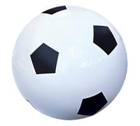Boule de Football Gonflable 24 Pouces PVC Boule de Football avec Pompe à air Manuel pour Plage, Piscine, Aire Jeux, géant extérieur