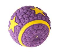 Boule de football indestructible pour chien - Jouet rigide à mâcher - Boule de football rebondissante indestructible - Billes robustes et grinçantes - Fournitures pour animaux de compagnie - Pour