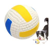 Boule De Football Interactive Pour Chiens - Chiots Mâchonnez Le Jouet À Balle, Rebondissant Le Ballon De Football Interactive | Boules De Chien Qui Grince Robuste, Fournitures Pour Animaux De Co