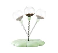 Boule de friandises pour animaux de compagnie - Boule distributrice de friandises pour chat | Distributeur interactif avec ressort | Jouet de taquinerie détachable | Distributeur de nourriture pour