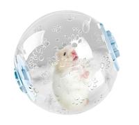 Boule de Gerbil, Petit Ballon de Hamster | Hamster Fitness Wheel Transparent Respirant - Accessoires de Cage de Roue multifonctionnels Activité de Petits Animaux de Compagnie pour Les Amis
