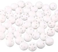 Boule de Hochet,Jouet pour Hochet,Rattle Hochets Jouets,Squeaker Plastique Jouet, 20PC Accessoires Hochets pour Bébé Hochet Boîte en Plastique Réparation de Bruit de Jouet Diamètre 24MM