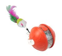 Boule de jouet de chat interactive : dispositif de roulement automatique, Smart Kitten Play Orb | Divertissement pour animaux de compagnie activé par le mouvement, jouet d'exercice sûr avec fonction