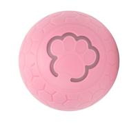 Boule de Jouet de Chien Interactif, de 2,20 Pouces en Plastique pour Les Chiens à Balle Roulants pour Les Chats (Rosé)