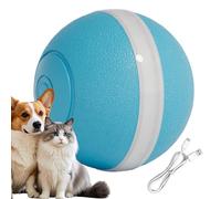 Boule de Jouet pour Animaux Roulante Électrique - Jouet Interactif Intelligent Sautant,Balle Roulante Pour Chat Avec Évitement D'Obstacles Et Lumière LED | pour Chaton Exercice et Divertissement en In