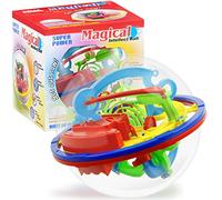 Boule de Labyrinthe 3D Maze,100 BarrièRes 3D Labyrinthe Boule,LabyrintheSphérique,3DLabyrinthe Balle,Jouets LabyrintheSpherical,LabyrintheBall Puzzle Toy,Labyrinthemagique Intelligence Balle