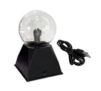 Boule De Lampe À Plasma - Boules De Contrôle Statique, Électrostatique Alimentée Par USB, Jouet Scientifique | Éclairage Activé Par Le Son, Lampe De Bureau Interactive, Boule De Plasma Décorative