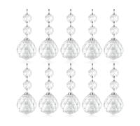 Boule de lampe en cristal transparent, 10 pièces, prisme arc-en-ciel, décoration suspendue for maison, fête de mariage(10pcs-picture 1,30mm AB ball)