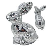 Boule de lapin disco, boule disco Lapin décoratif décoratif de Pâques de