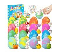 Boule de lavage colorée et amusante pour, chacune contient une délicieuse surprise, crée une mousse riche et un agréable, amusant pour le bain des