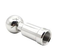 Boule de lavage pour cuve en acier inoxydable Robinet de lavage à bille rotative en acier inoxydable SS304, filetage femelle sanitaire, tête nettoyage for réservoir, 1/2"-2"(1-1/2")