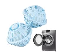 Boule de lavage pour machine à laver - Sphère de nettoyage non détergente en caoutchouc thermoplastique, outil d'entretien des tissus réutilisable pour les familles, les étudiants, les voyages, les
