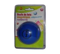Boule De Loto Magntique Numerotee Bleu Avec 100 Pions Magnetiques