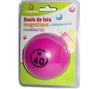 Boule De Loto Magntique Numerotee Fushia Avec 100 Pions Magnetiques