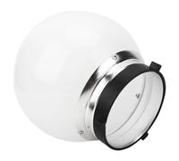 Boule de Lumière Douce pour Accessoire de Photographie, Diffuseur Sphérique Translucide de 15 Cm, Boule de Lumière Douce pour Accessoire de Photographie à Monture Bowens