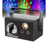 Boule de lumières LED colorées avec stroboscope, effet exceptionnel, projecteur DJ, lumière de fête, lumières d'ambiance colorées activées par le son, projecteur d'intérieur for karaoké
