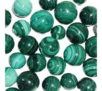 Boule de malachite 25 à 28 mm, 1 pièce, boule quartz vert, pierre brute, gemme, décoration la maison, artisanat Gemstone Stone