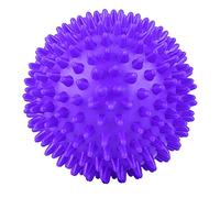 Boule de Massage,Balle à Picots,Akozon Balles de Massage Hérisson avec Des Épines Ballon de Gymnastique pour Masser Mains, Jambes, Chevilles, Fesses, Muscles des Pieds(Violet 7,5 cm)