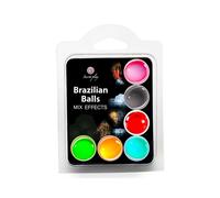 Secretplay Set de 6 balles brésiliennes Mix Effect