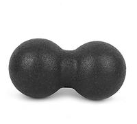 Boule de Massage D'acupoint pour Soulagement Musculaire ciblé, Conception Allongée et élargie, Couleur Noire, 24 X 12 Cm, Idéal pour les Praticiens du Yoga et du Pilates (BLACK)