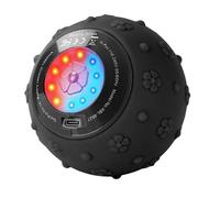 Boule de massage du dos rechargeable par USB - Masseur silicone léger | Rouleau de massage portable pour les voyages, la gym, le yoga, le bureau, l'entraînement plein air