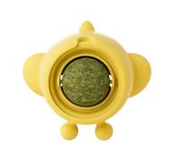 Boule de ministre pour chat, jouet interactif pour chats, jouet interactif pour chat, lécher chaton sain et sûr, jouet propre pour les dents, les portes murales et les divertissements d'animaux