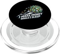 Boule de Neige Amusante I Make Money While I Sleep PopSockets PopGrip pour MagSafe