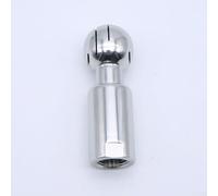 Boule de nettoyage en acier inoxydable, tête de pulvérisation sanitaire 316L, filetage femelle de 1,27 cm, buse CIP rotative à 360 degrés pour réservoirs de nourriture, de boissons et de pharmacie