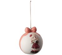 Boule de No l en porcelaine bisque dat e Precious Moments 2019, taille unique, multicolore