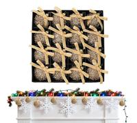 Boule de Noël 16 Pendentifs Scintillants Incassables | Boules de Noël Brillantes 6 cm avec Design pour Anniversaire, Fêtes, Nouvel An, , Hiver, Célébrations,