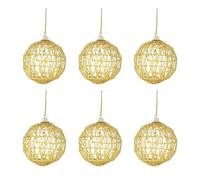 Boule de Noël - 6 pièces - Décoration à suspendre sans éclats - Boules à suspendre - Pour maison, chambre à coucher, centre commercial, exposition, fête, festival, intérieur et extérieur
