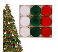 Boule de Noël | 9 Pièces d'Ornements Suspendus Festifs | Ornement Décoratif pour Arbre De Noël | pour Les Rassemblements Festifs la Cheminée la Maison Les Activités de Vacances et Les Soirées