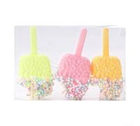 Boule de Noël avec motif de bonbons ludiques, décorations en PVC à suspendre au sapin et présentations saisonnières pour le plaisir en famille (D)