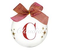Boule de Noël avec nom Claudia 10 cm