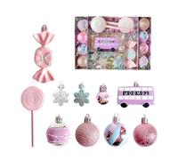 Boule de Noël - Décoration de Noël à Suspendre sur Le thème du Dessert | Boule de Donut pour Les Vacances, Les fêtes d', Les hôtels, la Maison, la Saison Festive