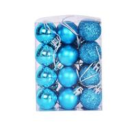 Boule de Noel Decoration Lot de 24 Mini Boules Noël Suspendues 2 Cm, Pièces, Décoration Plafond for Magasin(12)