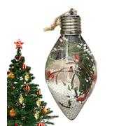 Boule De Noël | Décoration Suspendue Lumineuse De 13 Centimètres,Ornements pour Arbre de Noël - Décoration d'Intérieur Saisonnière pour Fête Hivernale Vitre et Mur