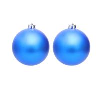 Boule de Noël décorative mate pour sapin, 12 cm, bleu