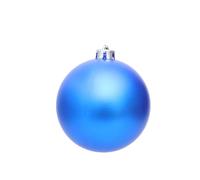 Boule de Noël décorative mate pour sapin, 15 cm, bleu