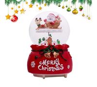 Boule de Noël d'hiver avec piles avec lumière LED, décoration de table pour salon, chambre à coucher, etc