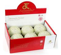 Boule de Noël Diamants Fantaisie 10 cm