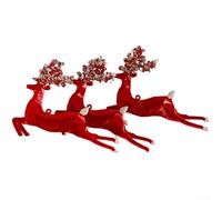 Boule de Noël en plastique avec couronne d'arbre classique, étoile et donut amusant, pour décoration de vacances et plusieurs options de placement (D)